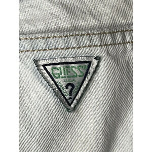 Vintage 90s Guess George Marciano Jeans White Washed Women’s 32 X32 straight/Y2K